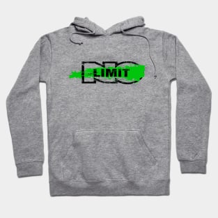 NO LIMIT black/green Hoodie